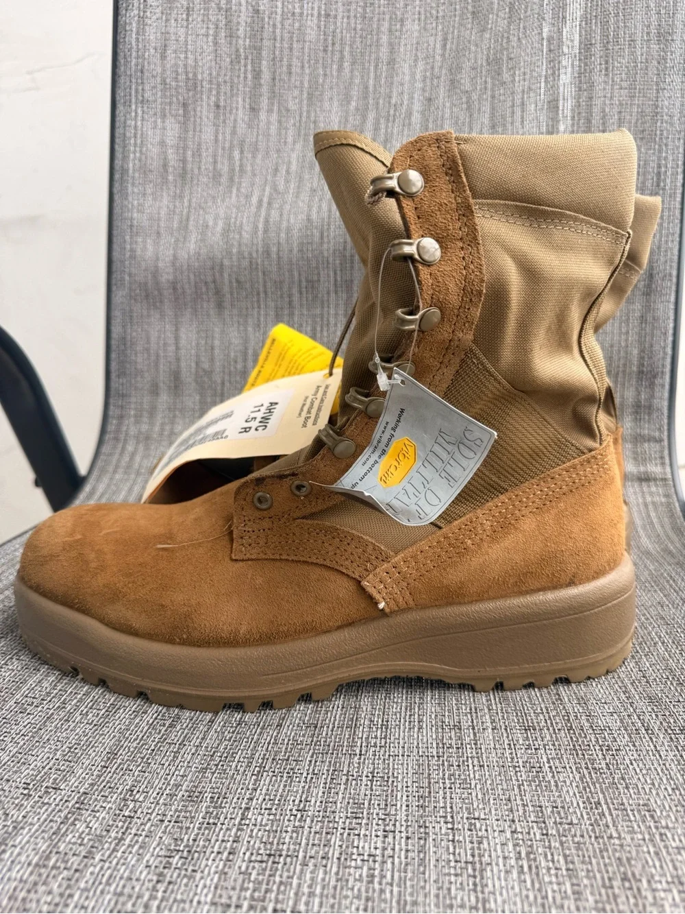 Belleville Tan Suede Army Combat Boots